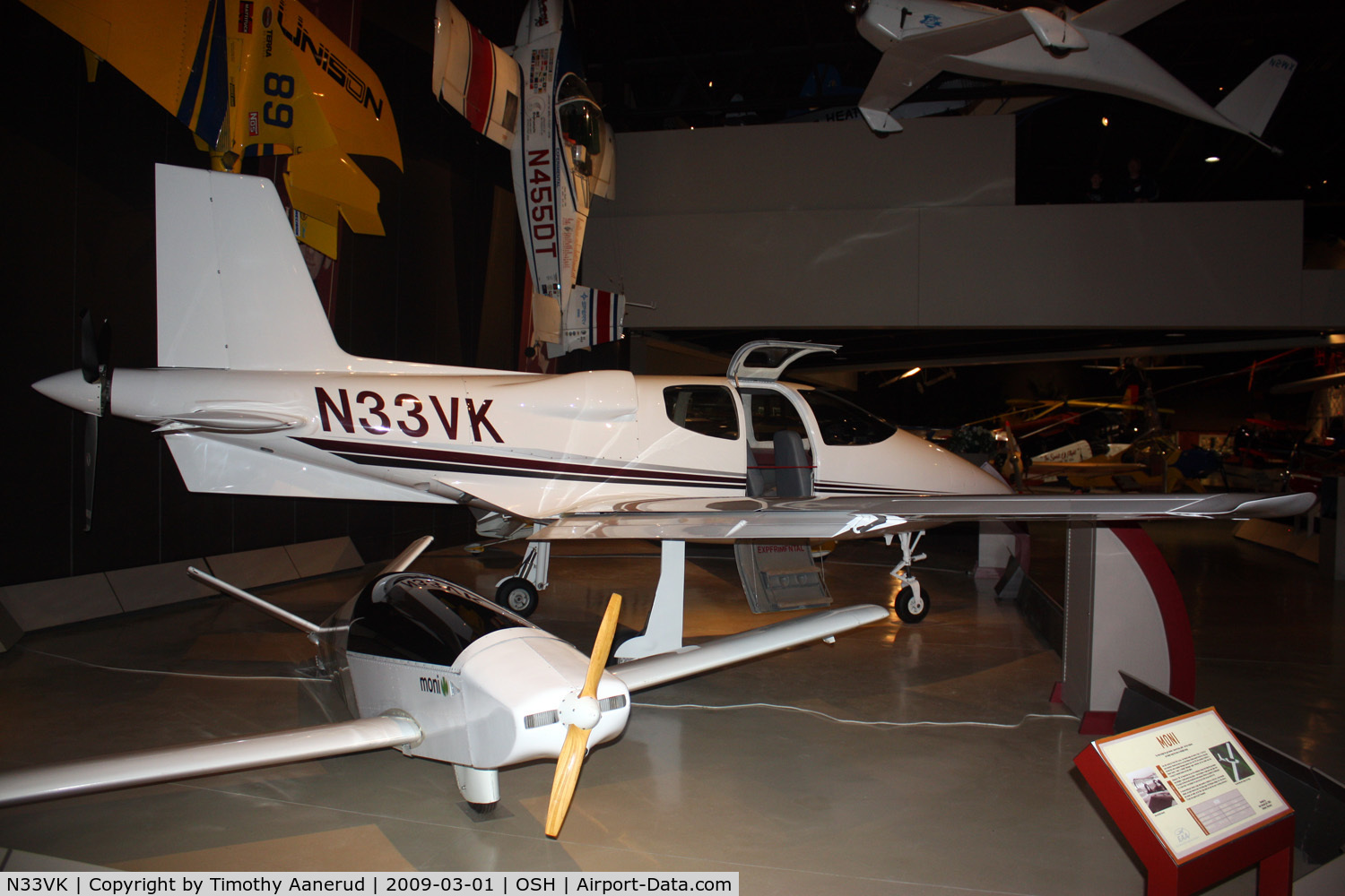 N33VK, 1991 Cirrus VK30 C/N 005, EAA AirVenture Museum