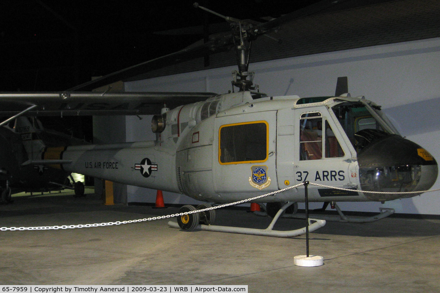 65-7959, 1965 Bell UH-1F Iroquois C/N 7100, Museum of Aviation, Robins AFB
