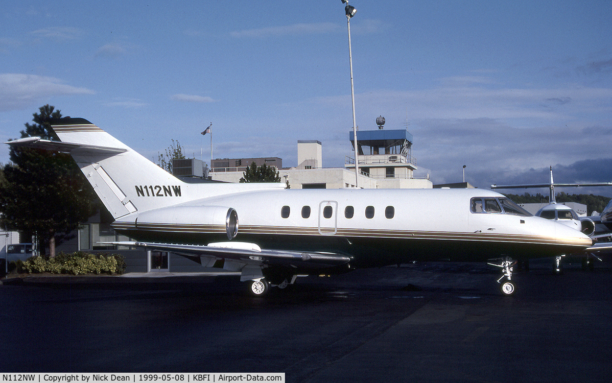 N112NW, 1988 British Aerospace BAe.125-800B C/N 258112, KBFI