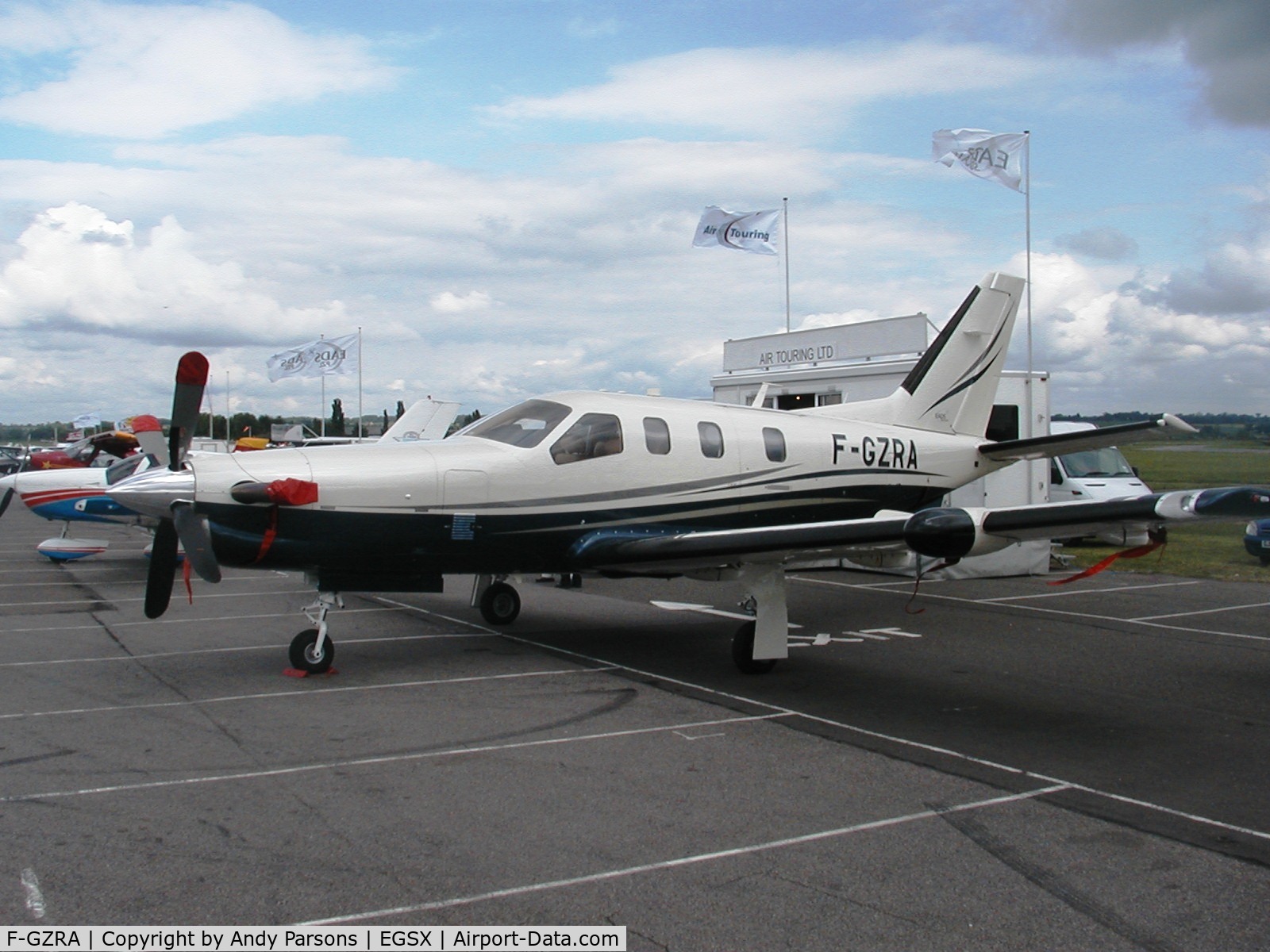 F-GZRA, 2003 Socata TBM-700 C/N 256, On show at Aero Fair 2004