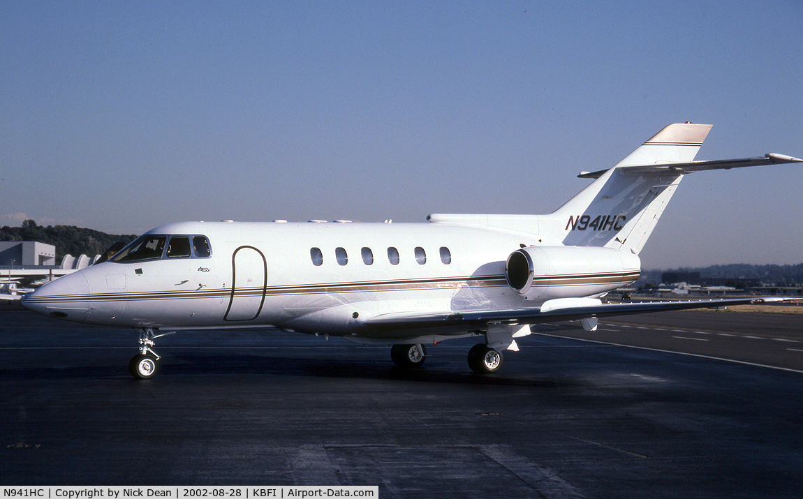 N941HC, 1990 British Aerospace BAe.125-800A C/N 258195, KBFI