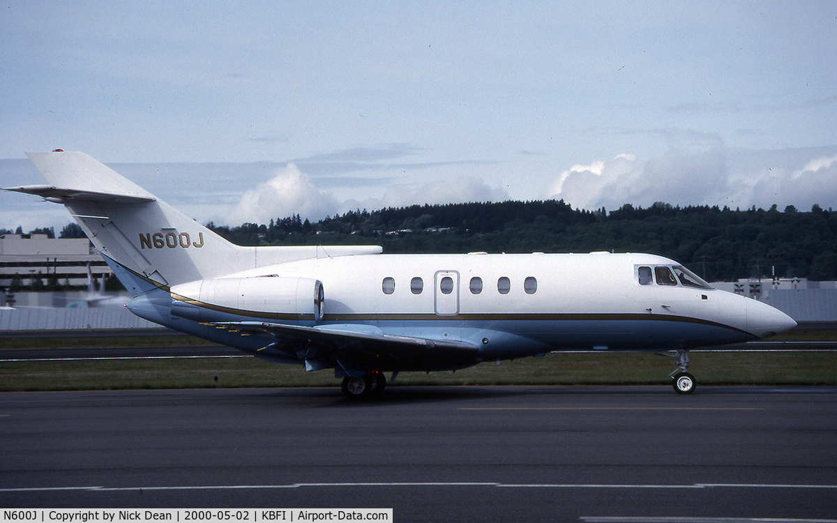 N600J, 1992 British Aerospace BAe.125-800A C/N 258217, KBFI