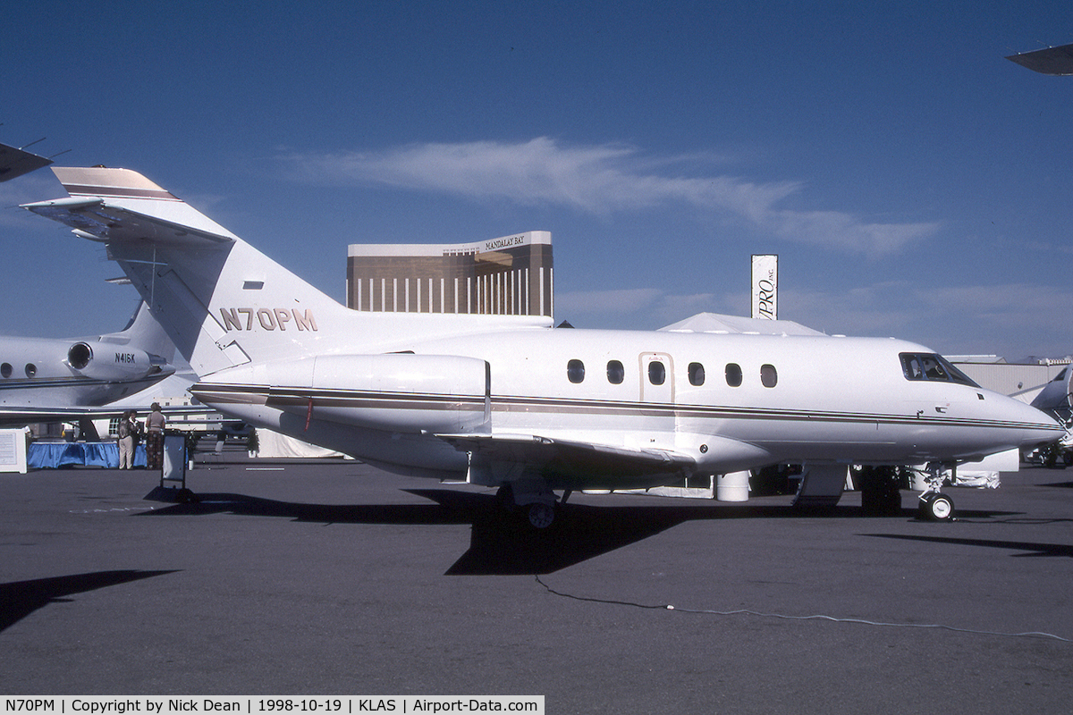 N70PM, 1993 British Aerospace BAe.125-800A C/N 258238, KLAS