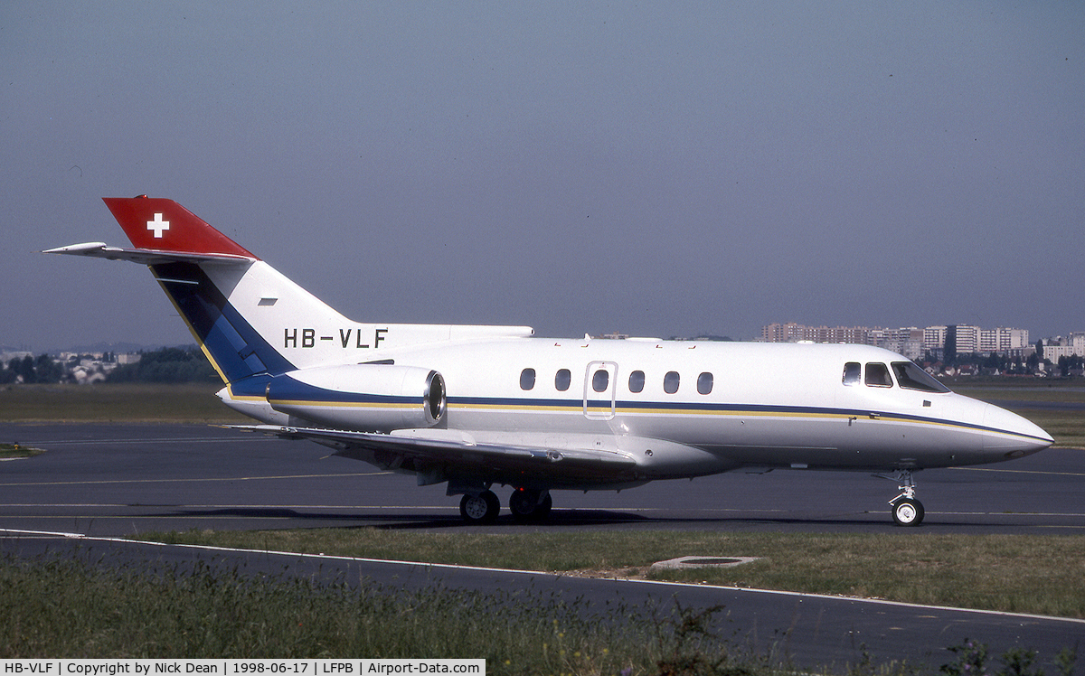 HB-VLF, 1994 British Aerospace BAe.125-800A C/N 288264, LFPB Paris Le Bourget