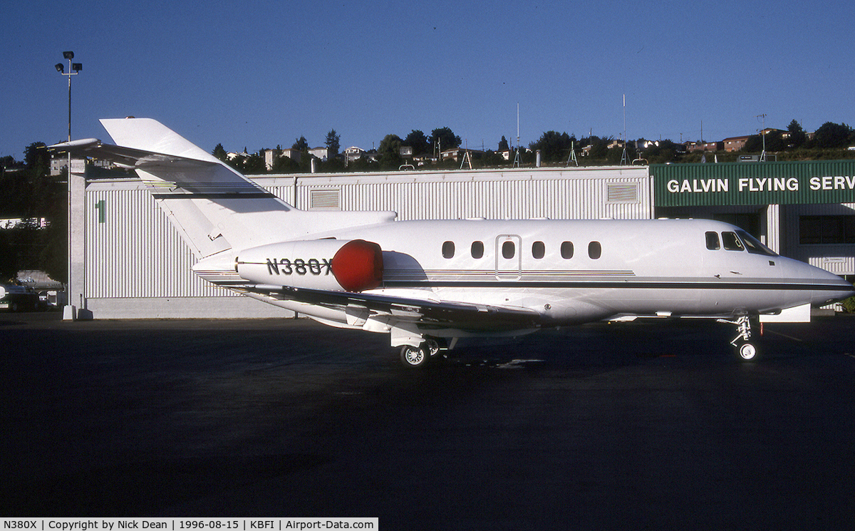 N380X, 1994 British Aerospace BAe.125-800 C/N 258269, KBFI