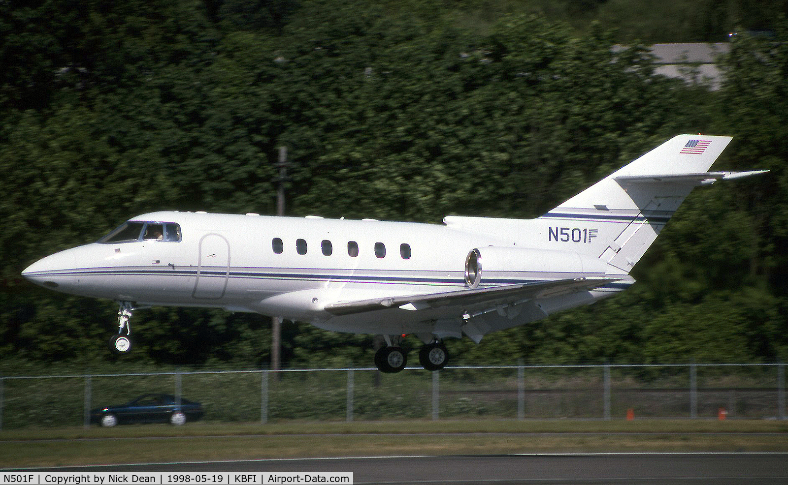 N501F, 1995 British Aerospace BAe.125-800 C/N 258286, KBFI