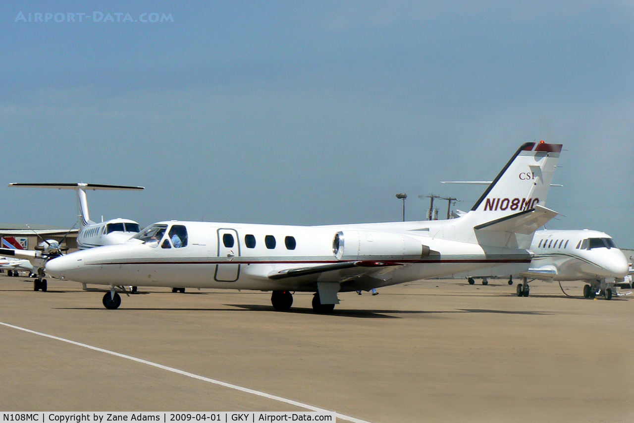 N108MC, 1976 Cessna 500 C/N 500-0322, At Arlington Municipal