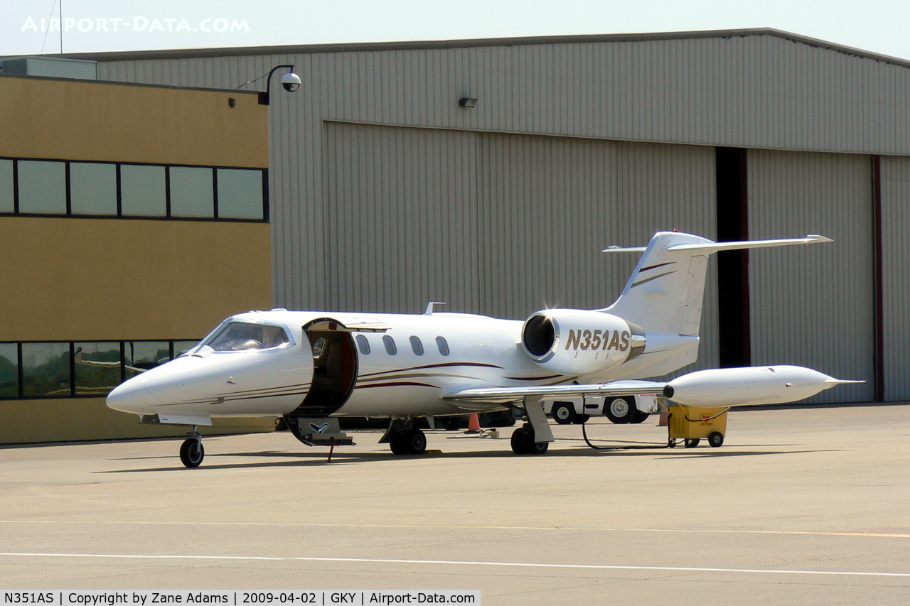 N351AS, 1977 Gates Learjet 35A C/N 146, At Arlington Municipal