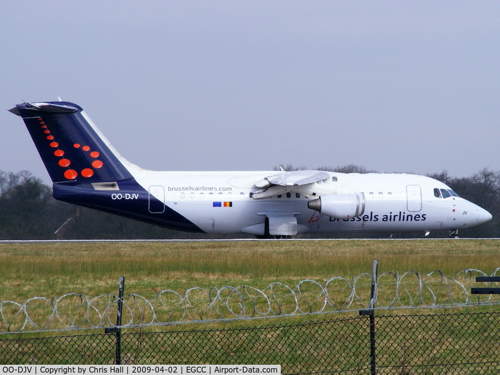 OO-DJV, 1996 British Aerospace Avro 146-RJ85 C/N E.2295, Brussels Airlines