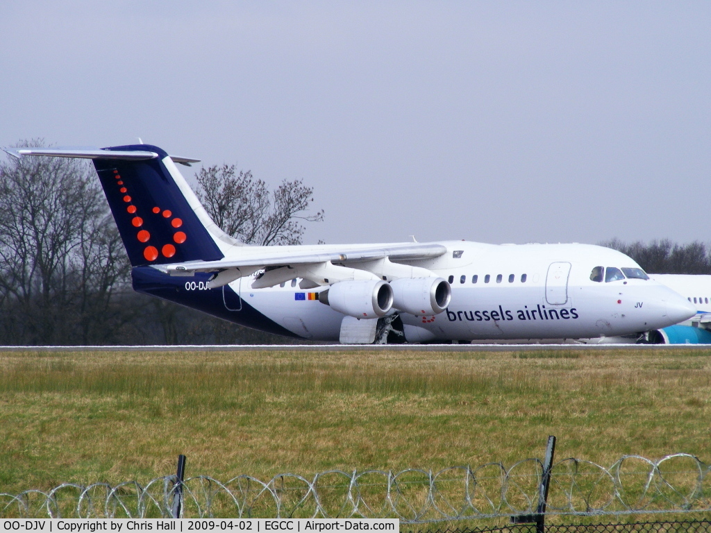 OO-DJV, 1996 British Aerospace Avro 146-RJ85 C/N E.2295, Brussels Airlines