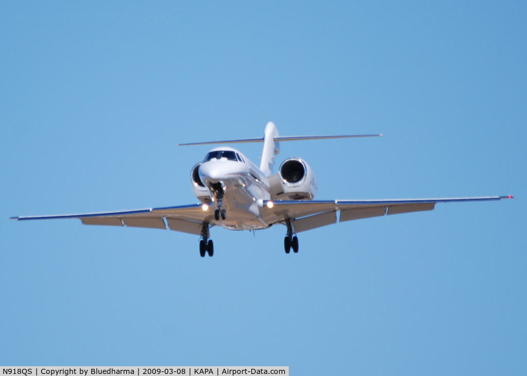 N918QS, 2003 Cessna 750 Citation X Citation X C/N 750-0223, On final approach to 17L.