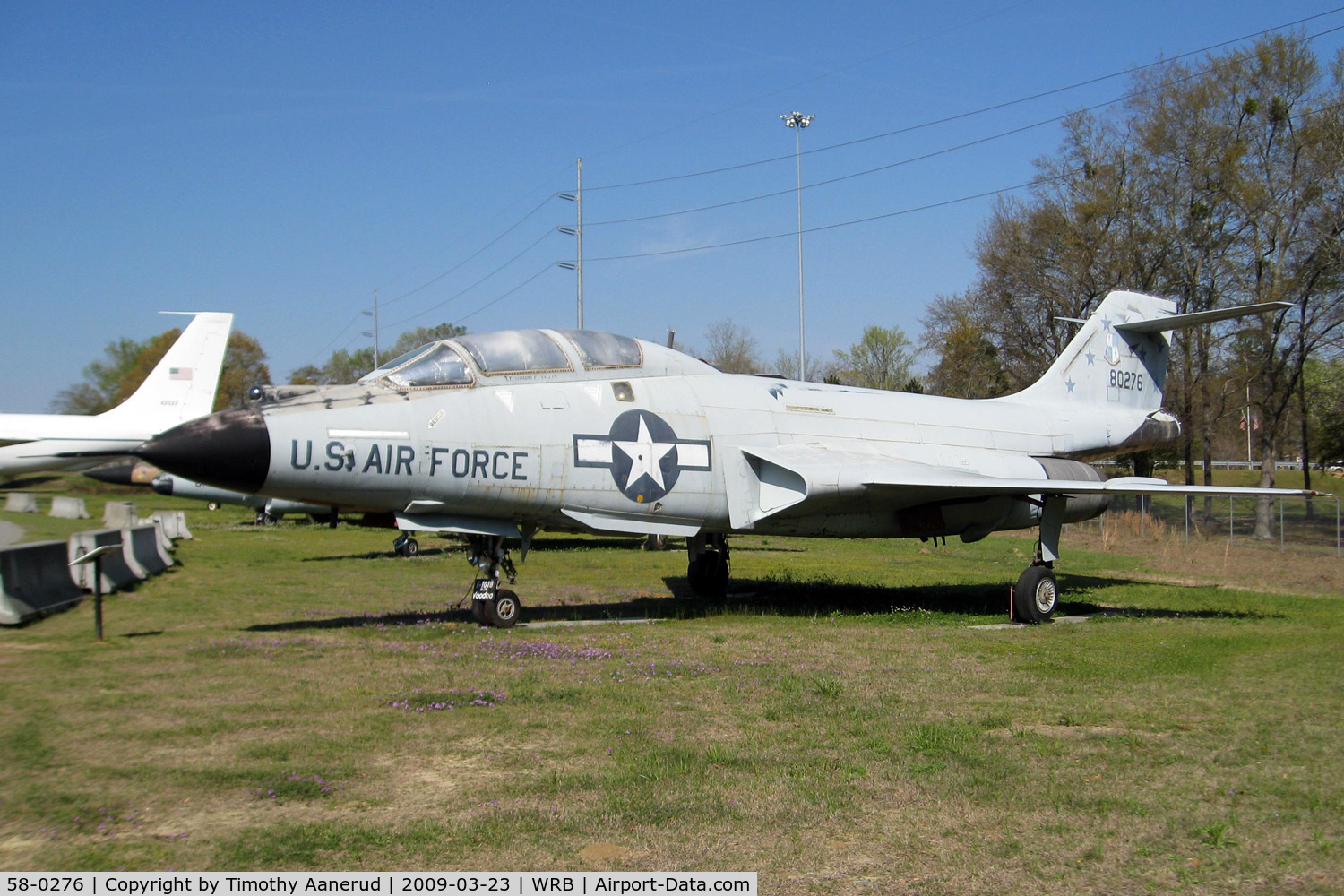 58-0276, 1958 McDonnell F-101F Voodoo C/N 652, Museum of Aviation, Robins AFB