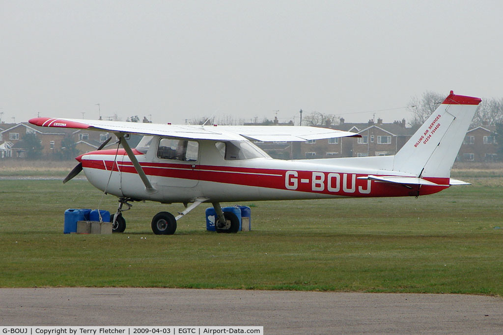 G-BOUJ, 1975 Cessna 150M C/N 150-76373, Cessna 150M at Cranfield