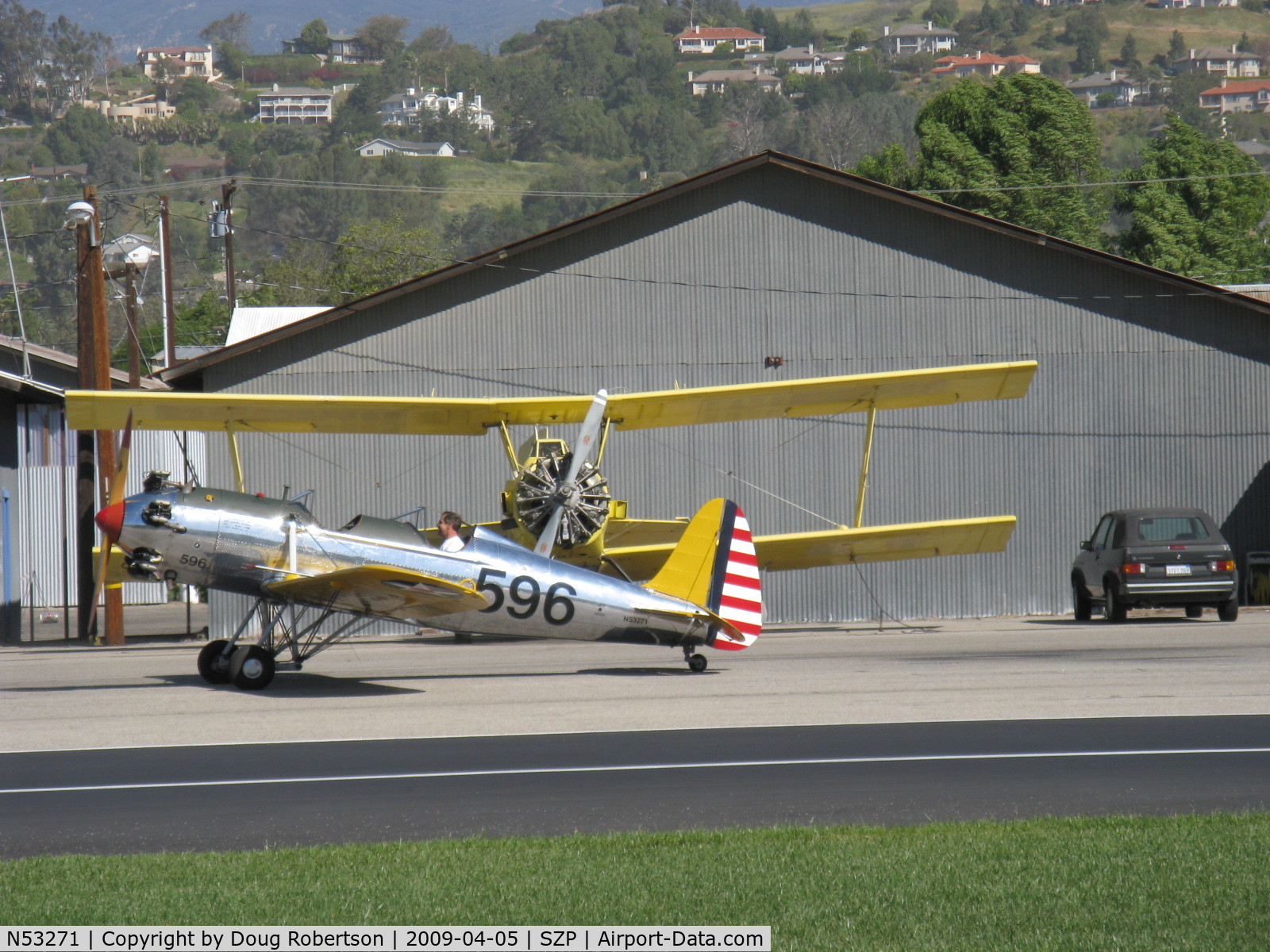N53271, 1941 Ryan Aeronautical ST3KR C/N 1625, Ryan Aeronautical ST-3KR as PT-22, Kinner R5-540-1 160 Hp radial, taxi back