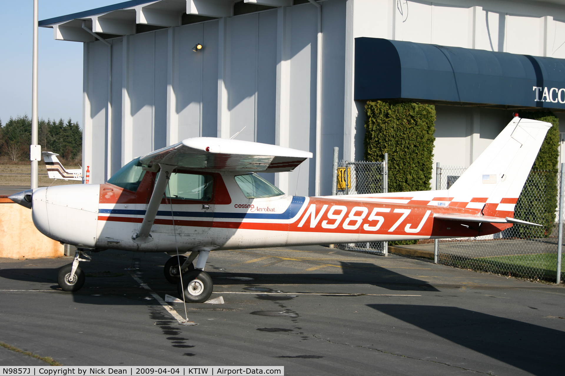 N9857J, 1976 Cessna A150M Aerobat C/N A1500666, KTIW