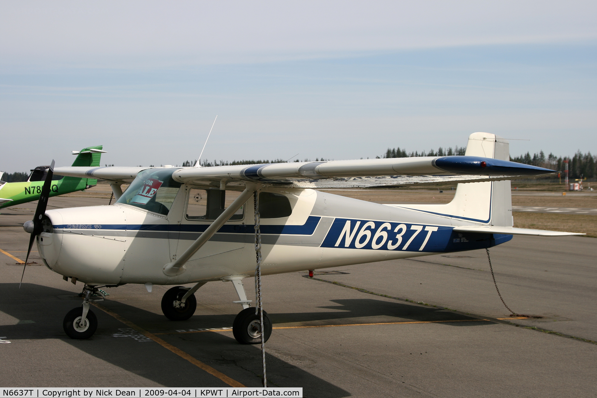 N6637T, Cessna 150A C/N 15059037, KPWT