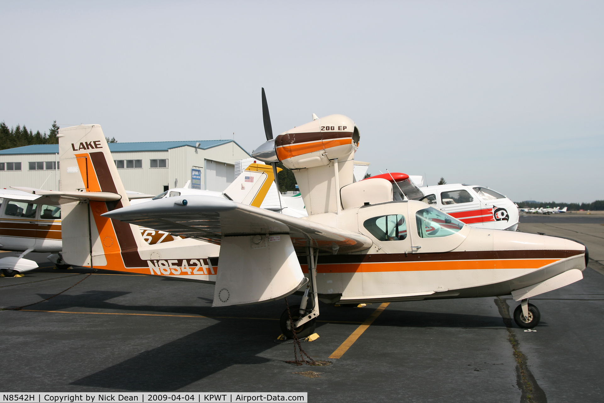 N8542H, 1984 Lake LA-4-200 Buccaneer C/N 1098, KPWT