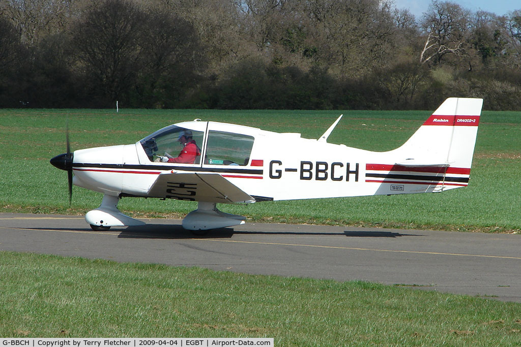 G-BBCH, 1973 Robin DR-400-120 Dauphin 2+2 C/N 850, Robin 400 about to depart from Turweston