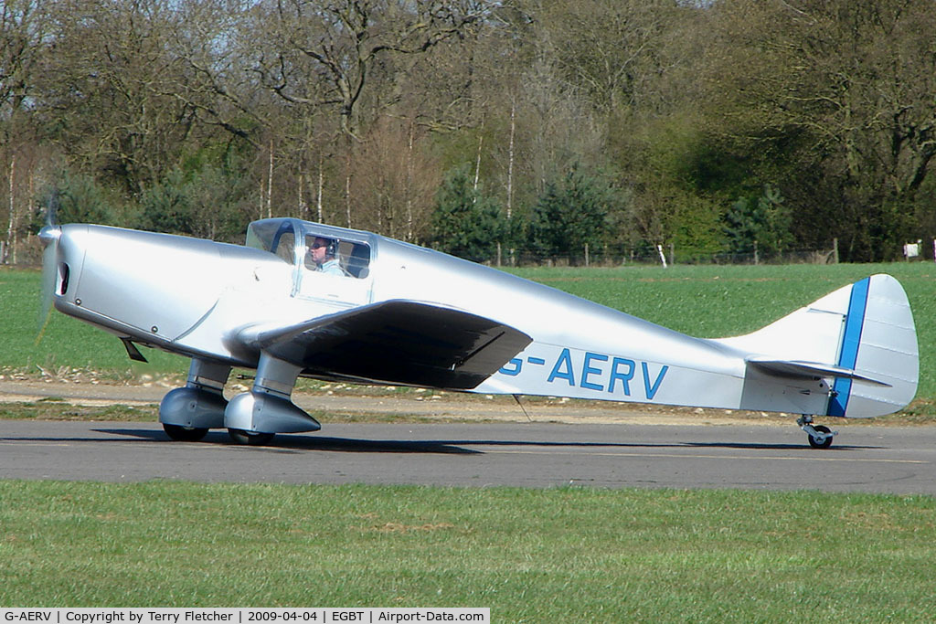 G-AERV, 1936 Miles M11A Whitney Straight C/N 307, 1936 Built Miles Whitney Straight - one of the oldest aircraft still active on the UK Register