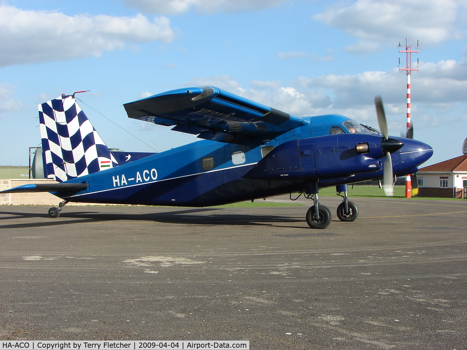 HA-ACO, Dornier Do-28D-2 Turbo Skyservant C/N 4335, Dornier Do-28 Skyservant at Weston-on-the - Green for the 2009 Skydiving Season
