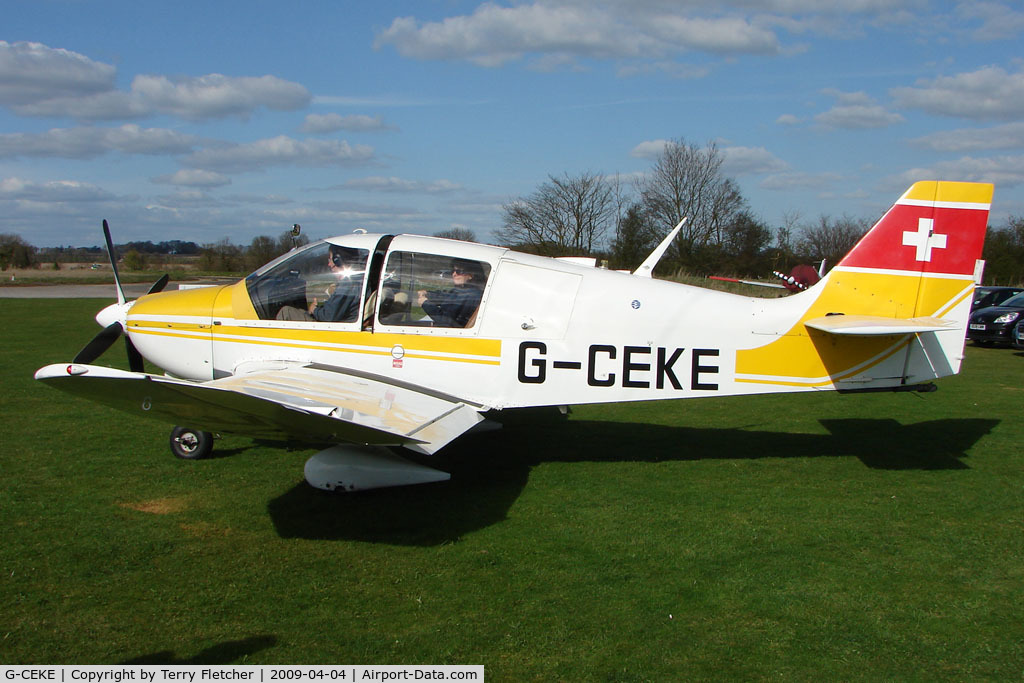 G-CEKE, 1974 Robin DR-400-180 Regent Regent C/N 943, Robin DR400/180 at Enstone South