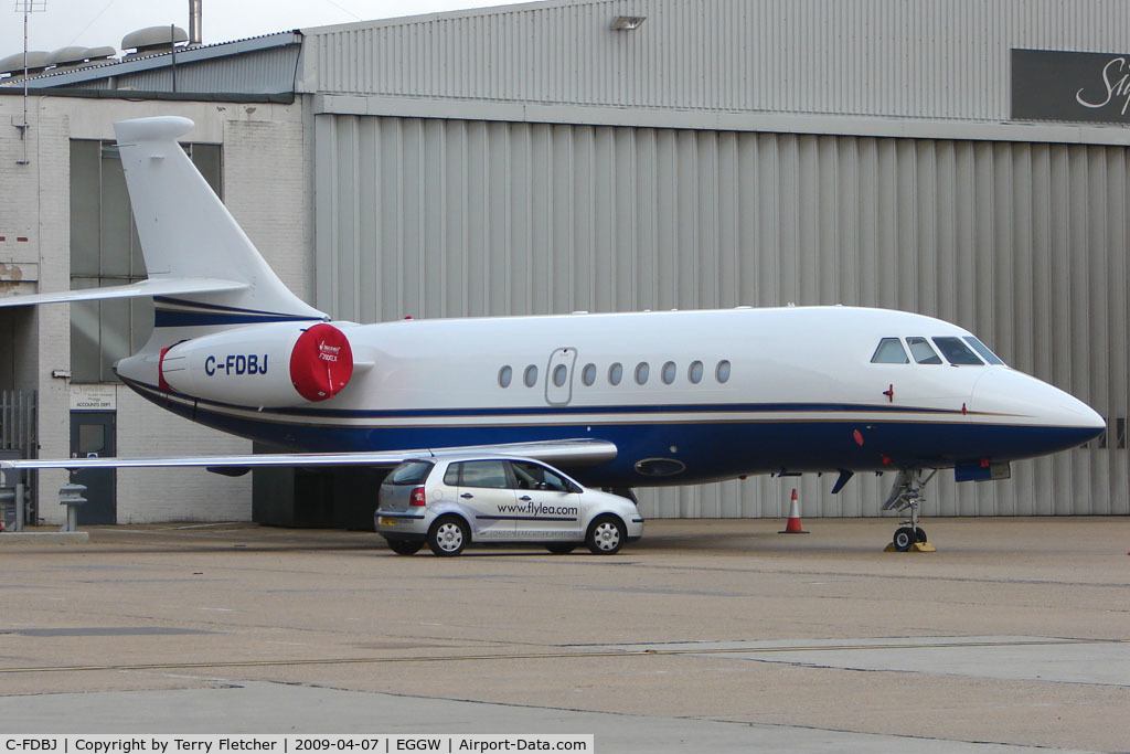 C-FDBJ, 2007 Dassault Falcon 2000EX C/N 145, Falcon 2000EX at Luton