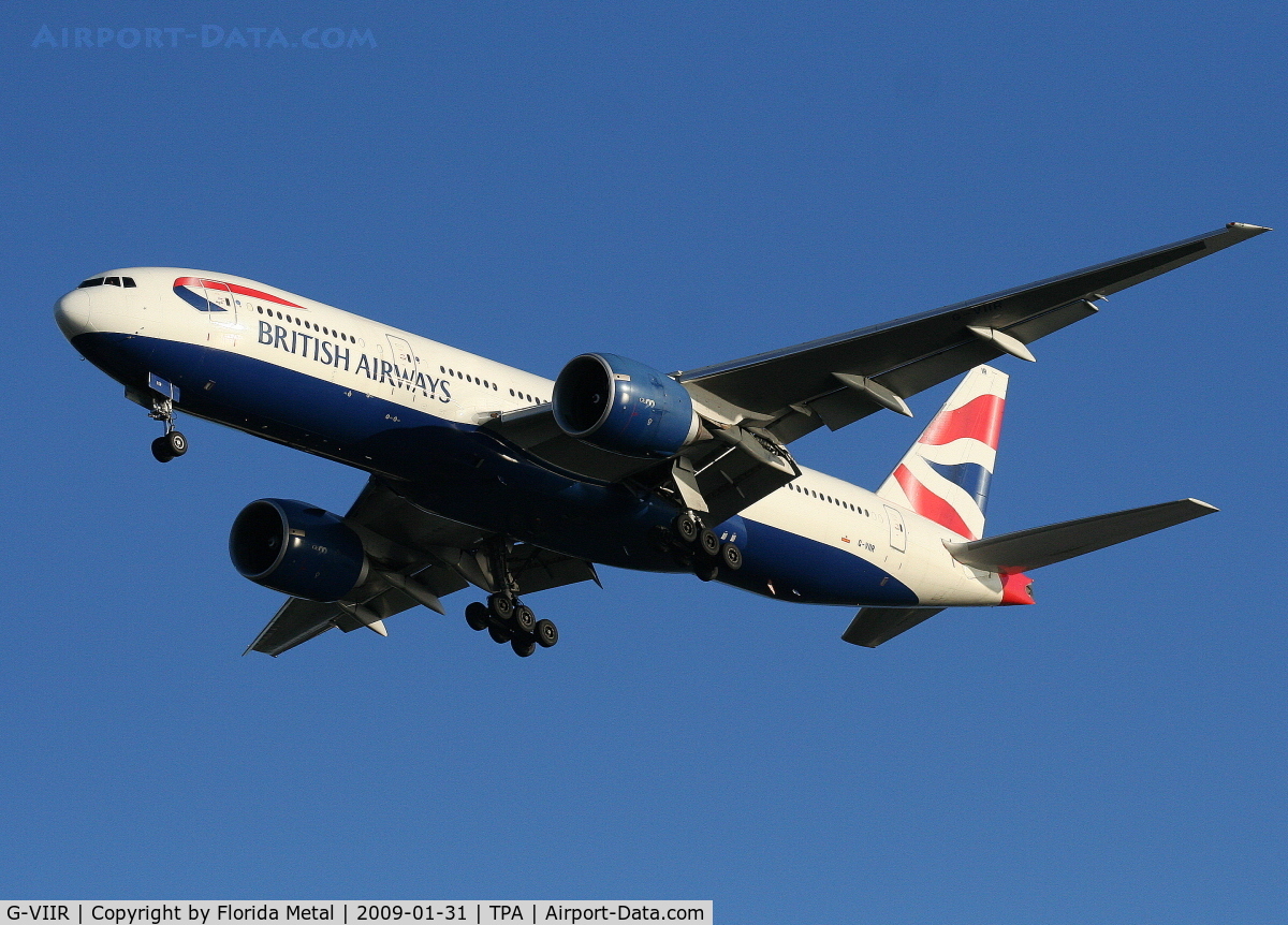 G-VIIR, 1999 Boeing 777-236 C/N 29322, British 777-200