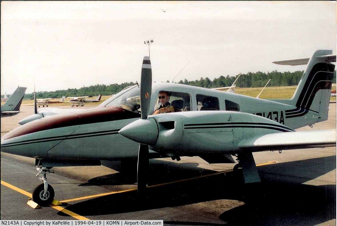 N2143A, 1978 Piper PA-44-180 Seminole C/N 44-7995085, earned my CPL MEL on this lady long time ago...