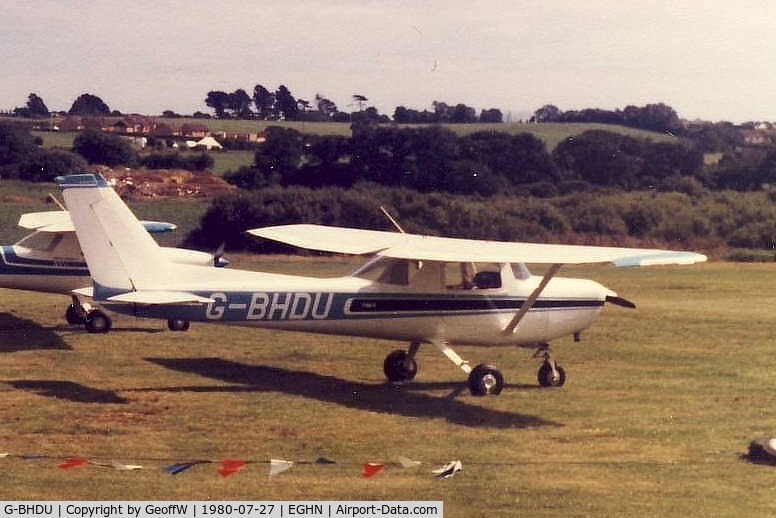 G-BHDU, 1979 Reims F152 C/N 1681, Resident Cessna F152 G-BHDU at Sandown July 1980