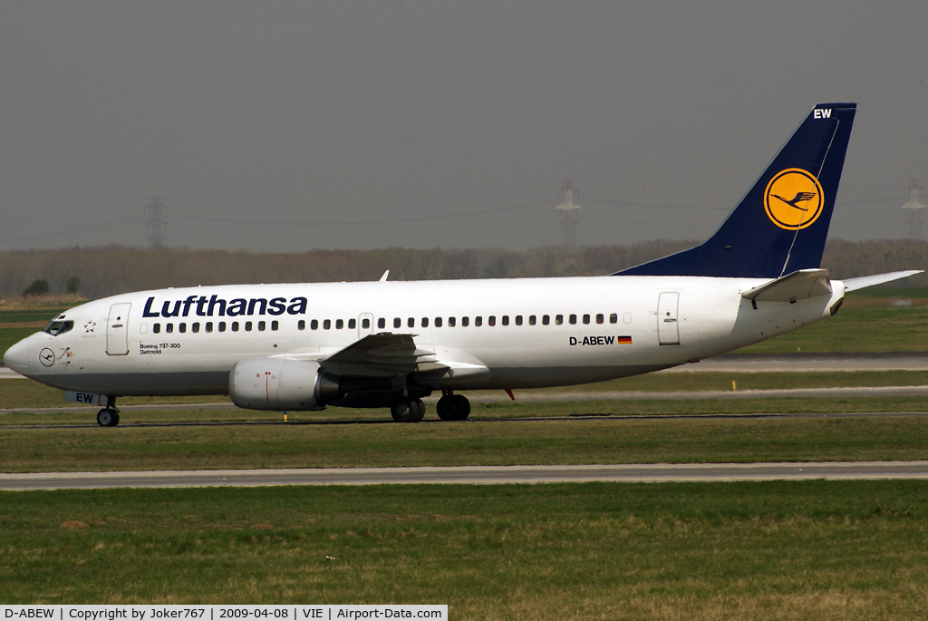 D-ABEW, 1995 Boeing 737-330 C/N 27905, Lufthansa Boeing 737-330