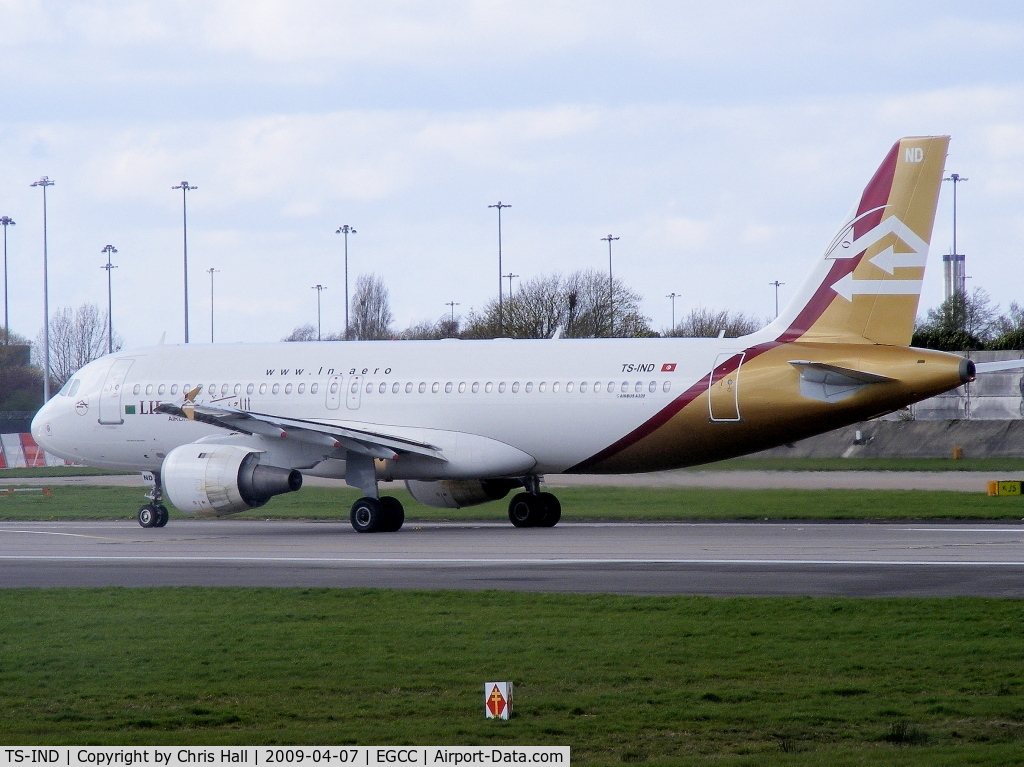 TS-IND, 1992 Airbus A320-212 C/N 348, Libyan Airlines