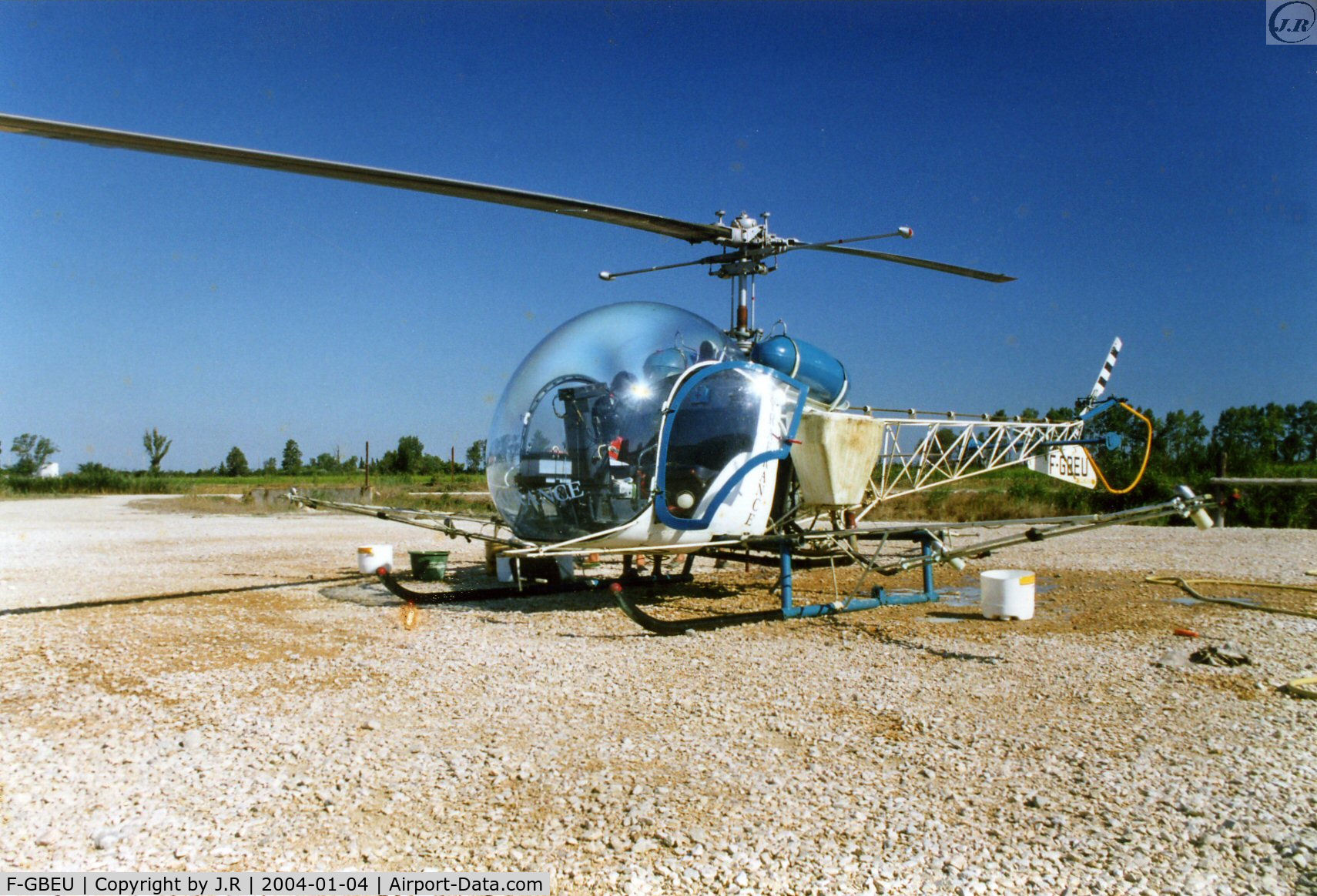 F-GBEU, Bell 47G-2 C/N 1995, CAMARGUE