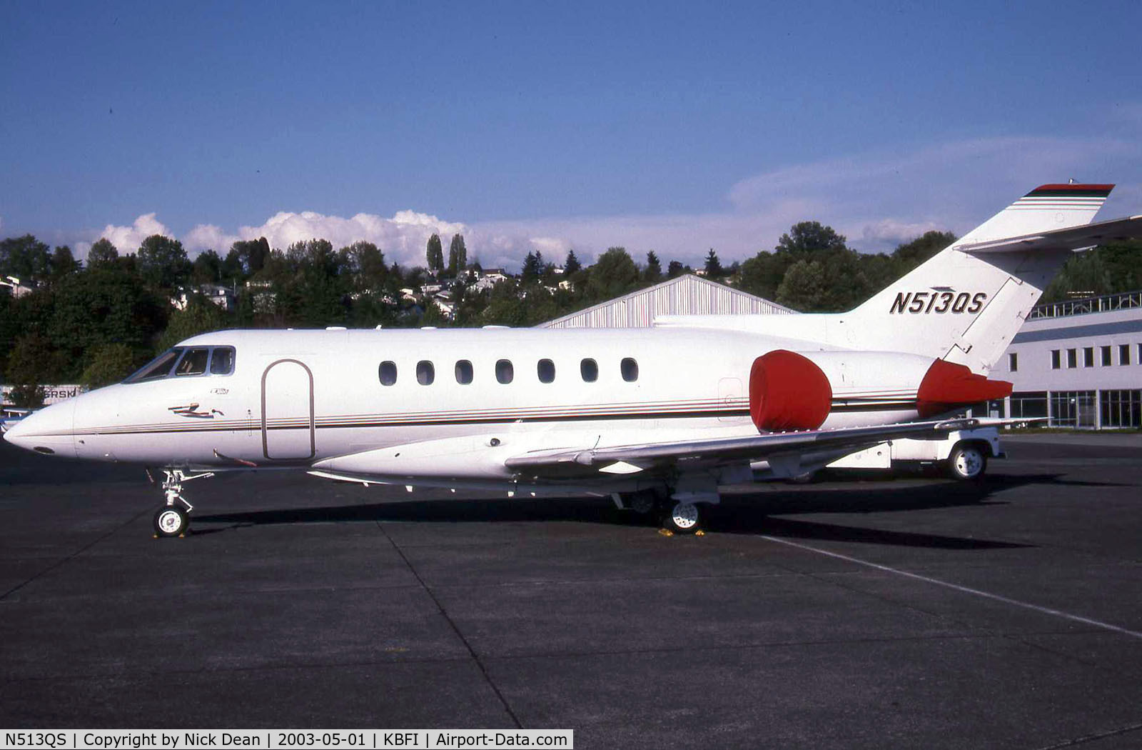N513QS, 1992 British Aerospace BAe.125 Hawker 1000A C/N 259013, KBFI