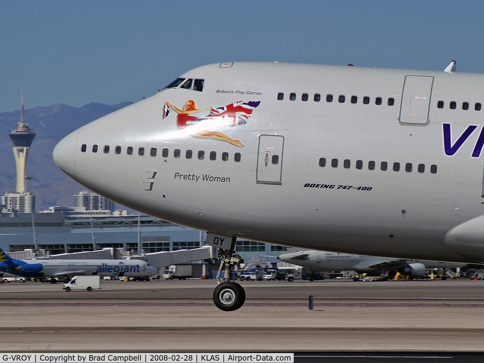 G-VROY, 2001 Boeing 747-443 C/N 32340, Virgin Atlantic - 'Pretty Woman' / 2001 Boeing Company Boeing 747-443