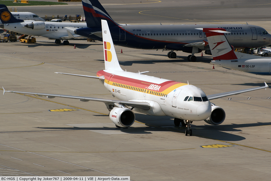EC-HGS, 2000 Airbus A319-111 C/N 1180, Iberia Airbus A319-111