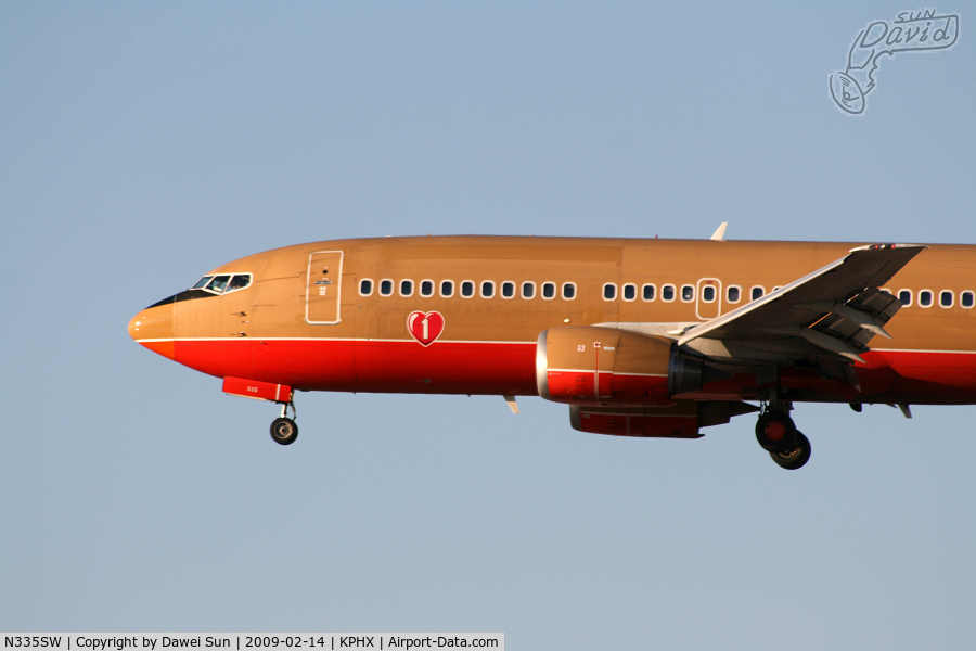 N335SW, 1988 Boeing 737-3H4 C/N 23939, N335SW
