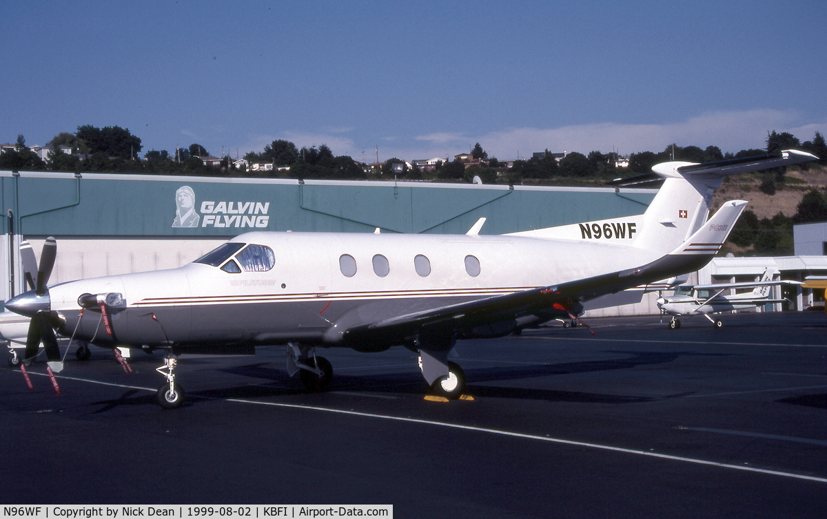 N96WF, 1996 Pilatus PC-12/45 C/N 139, KBFI