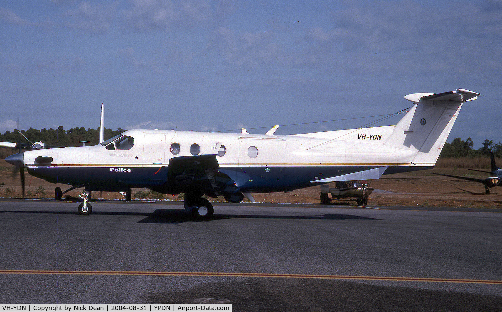VH-YDN, 1999 Pilatus PC-12/45 C/N 301, ypdn