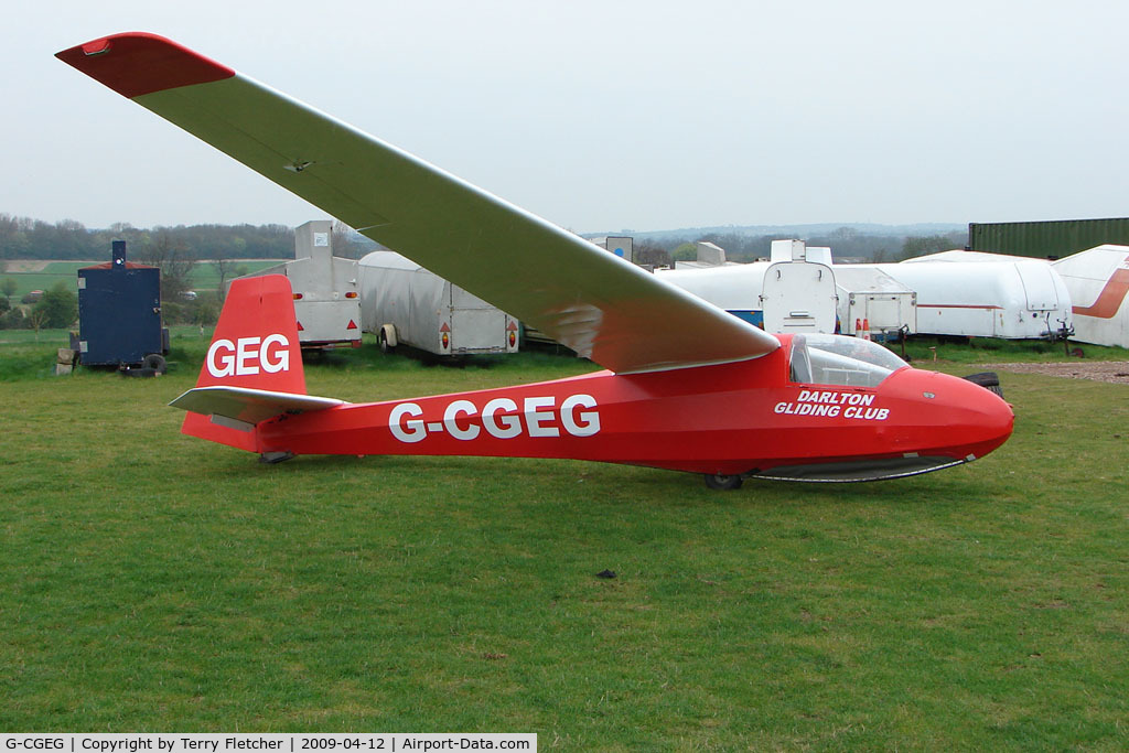 G-CGEG, 1960 Schleicher K-8B C/N 689, Darlton Gliding Club