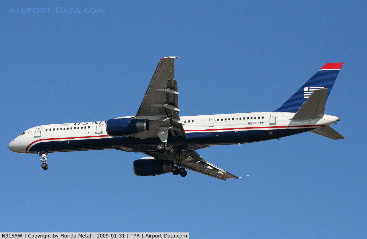 N915AW, 1984 Boeing 757-225 C/N 22209, US Airways 757-200