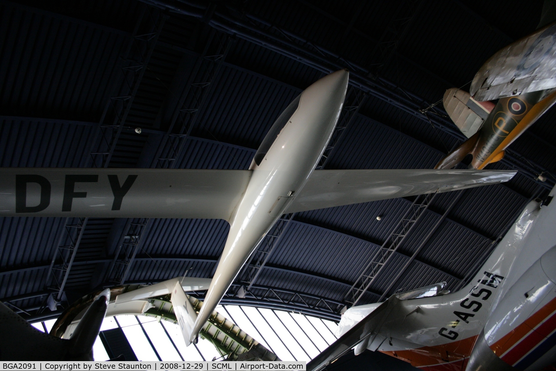 BGA2091, Schempp-Hirth Cirrus C/N 396, Taken at the Science Museum, London. December 2008