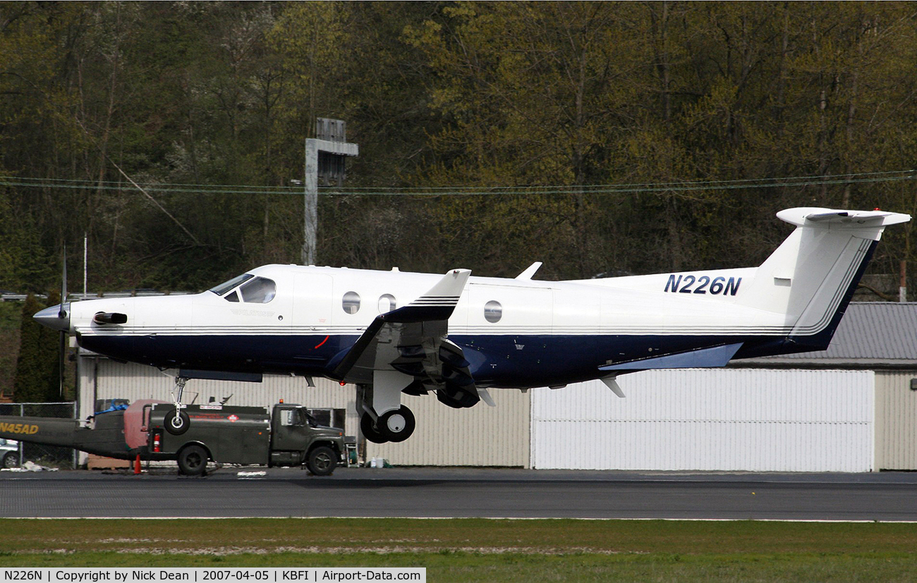 N226N, 2001 Pilatus PC-12/45 C/N 414, KBFI