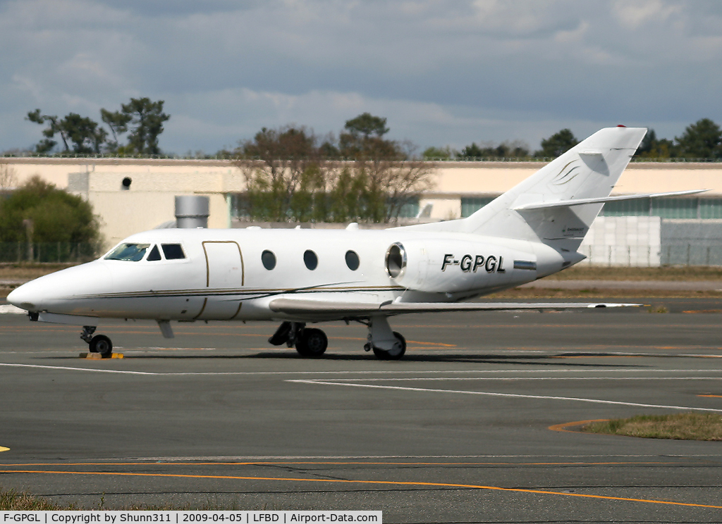 F-GPGL, 1983 Dassault Falcon 10 C/N 203, Parked at the General Aviation area...