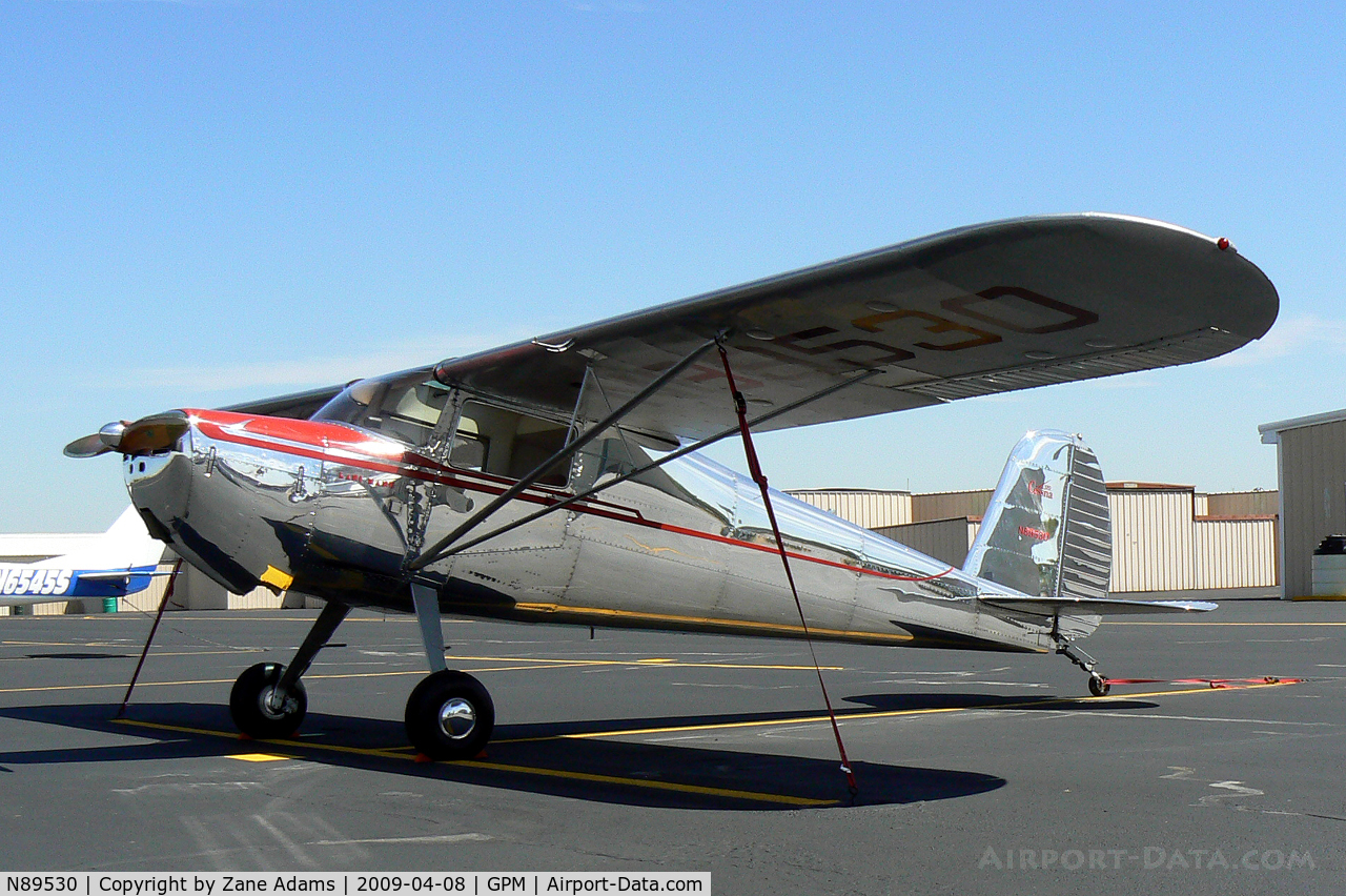 N89530, 1946 Cessna 120 C/N 8566, At Grand Prairie Municipal - Beautiful!