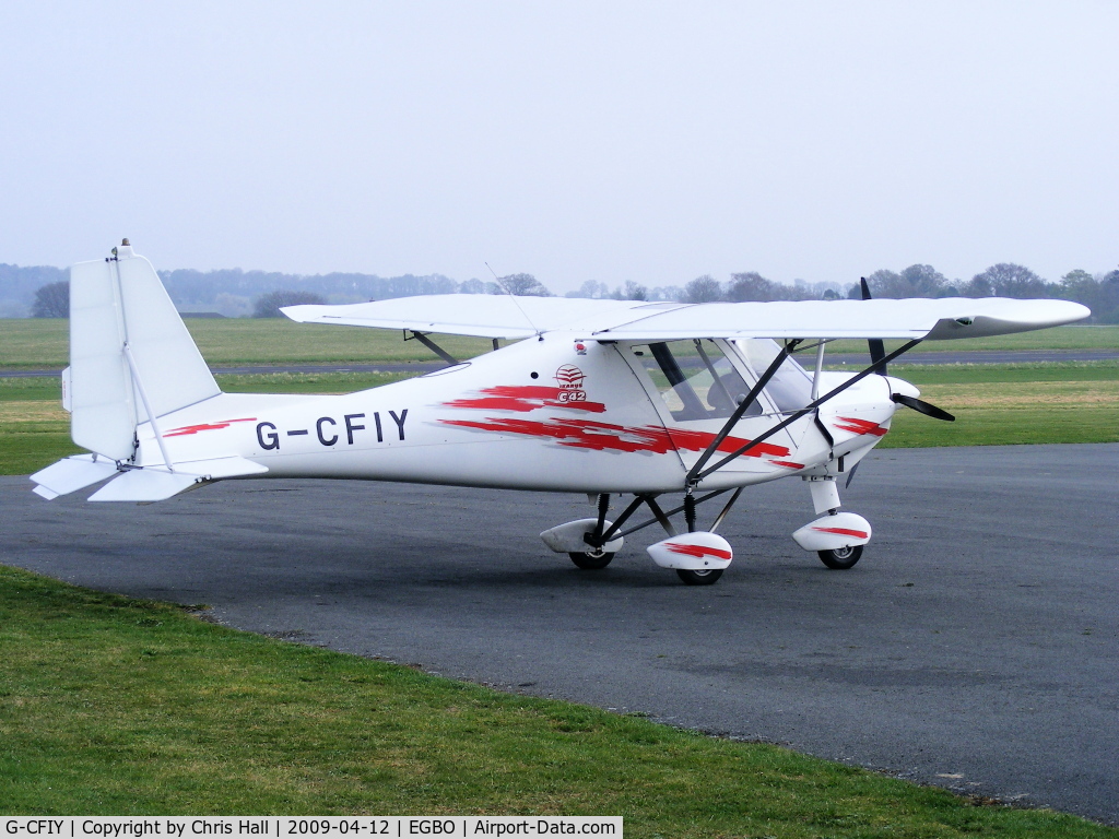 G-CFIY, 2008 Comco Ikarus C42 FB100 C/N 0804-6954, IKARUS C42 FB100