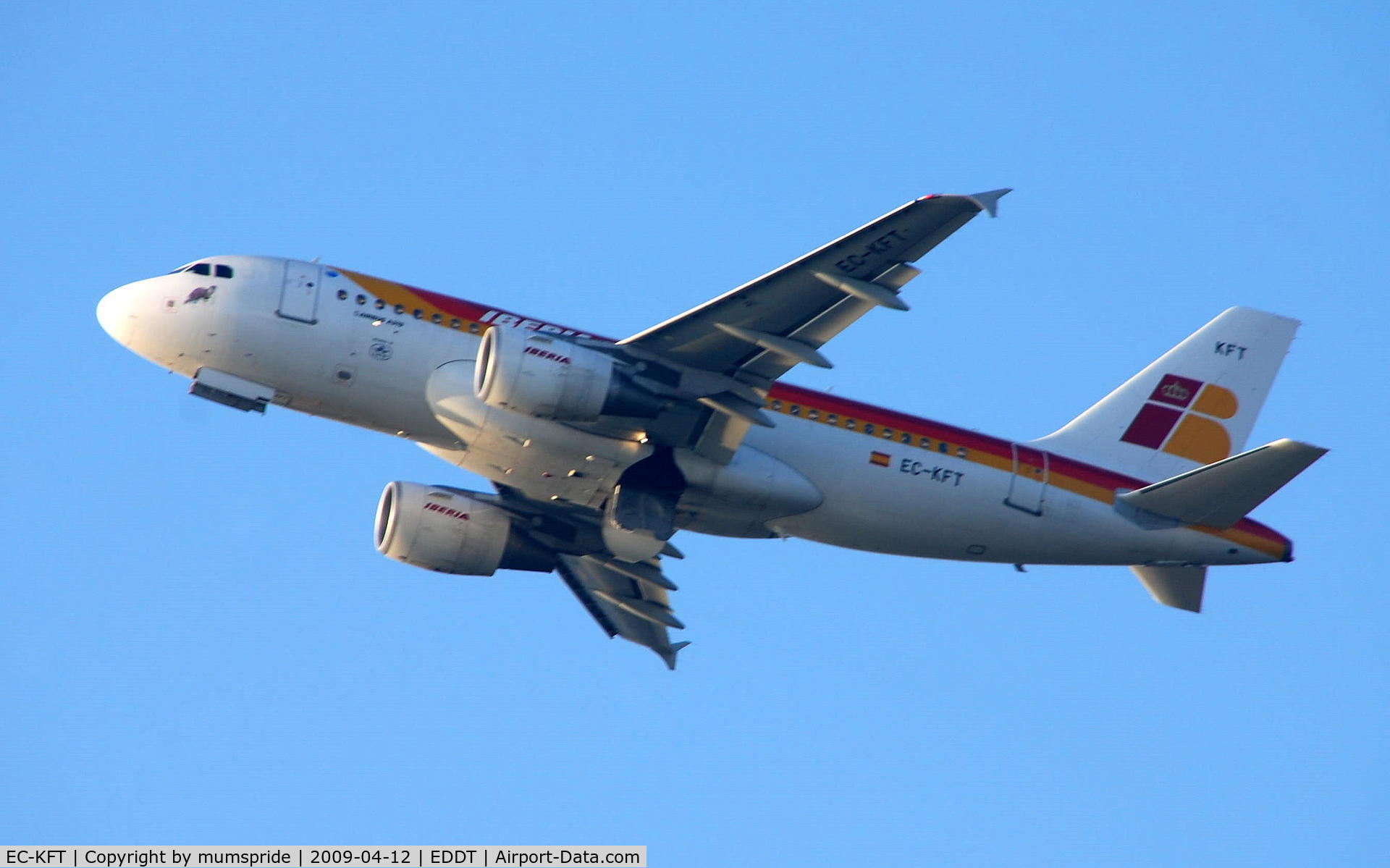 EC-KFT, 2007 Airbus A319-111 C/N 3179, Hasta la vista!
