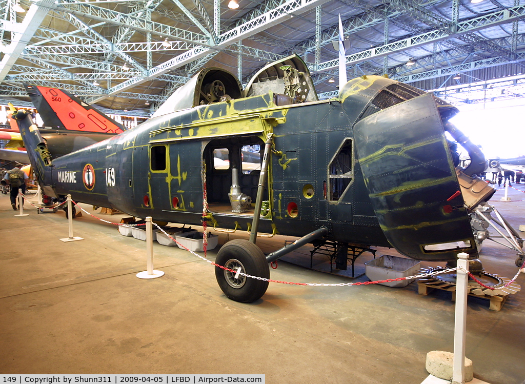 149, Sikorsky HSS-1 Seabat C/N SA149, French Navy HSS-1 preserved at the CAEA Museum and still on restoration...