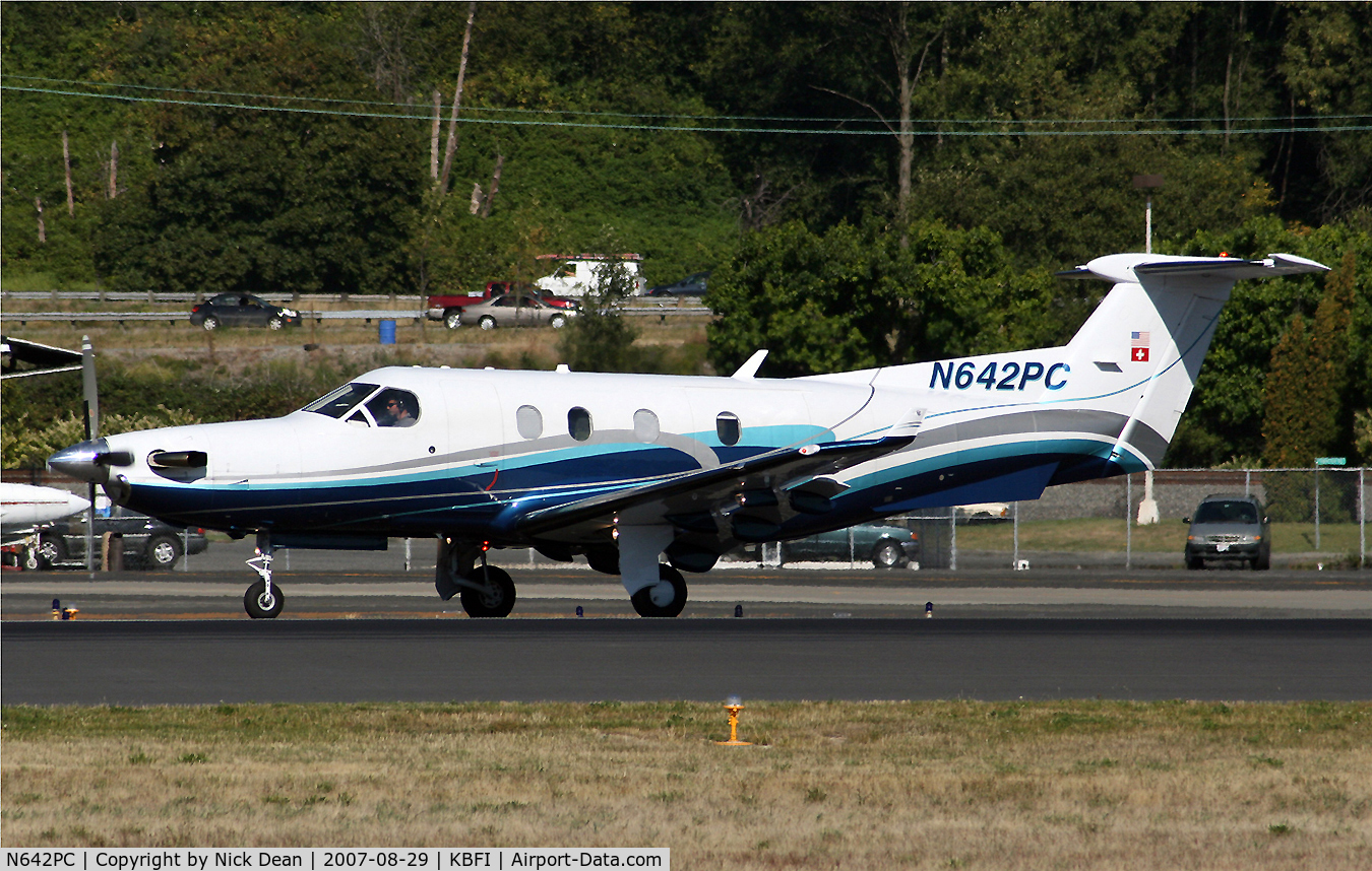 N642PC, 2005 Pilatus PC-12/45 C/N 642, KBFI