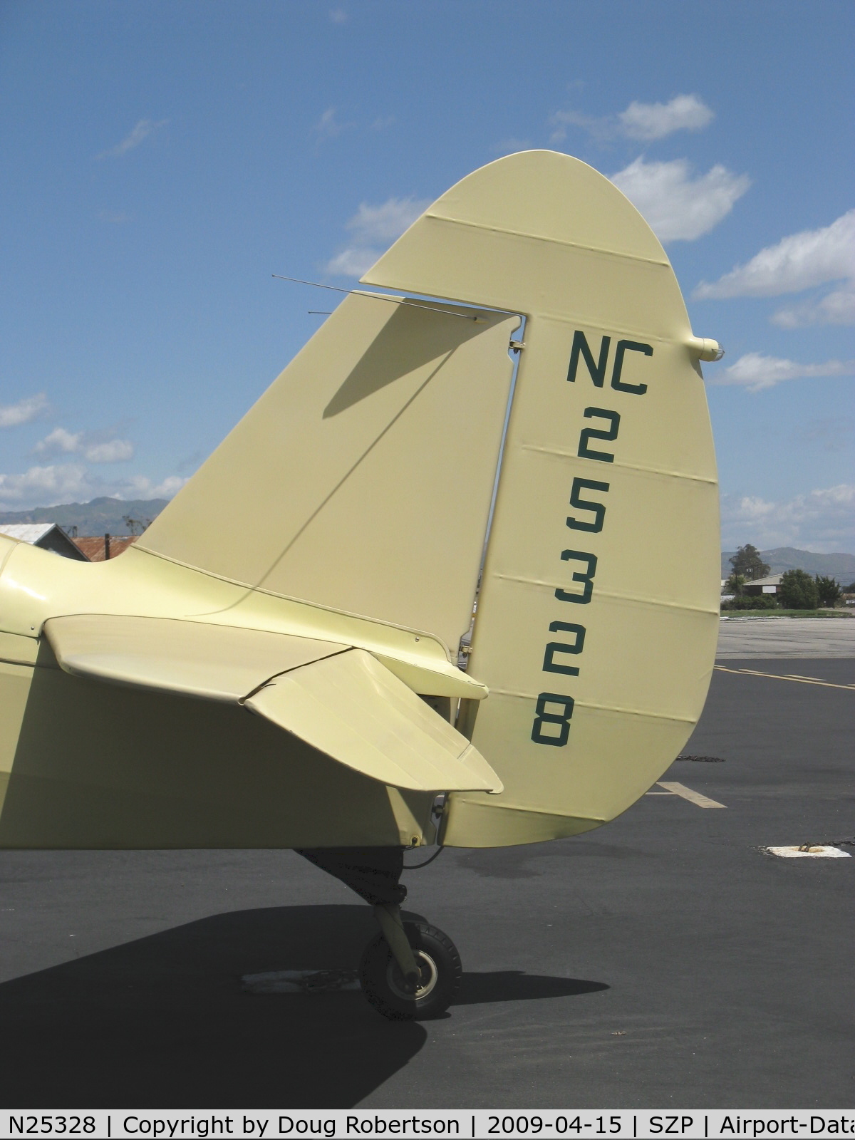 N25328, 1940 Fairchild 24W-40 C/N W40-114, 1940 Fairchild 24W-40, Warner Super Scarab 165 165 Hp/175 Hp for takeoff radial upgrade from original 145 Hp, balanced rudder