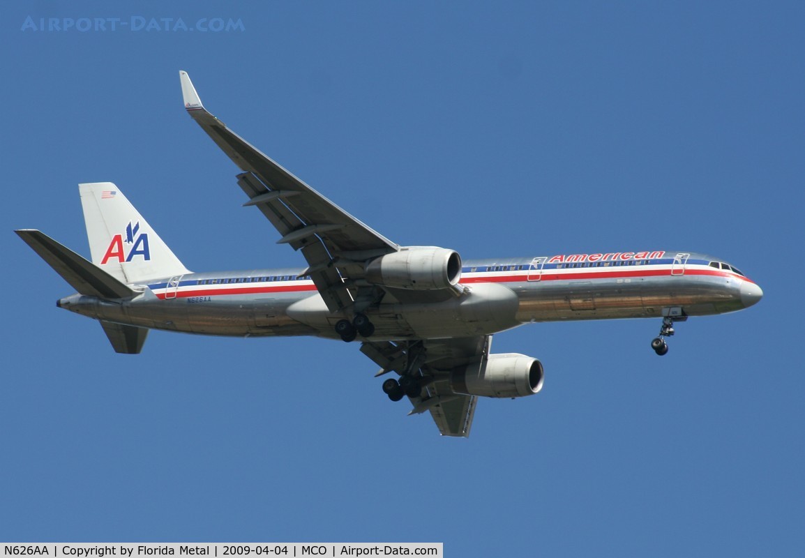 N626AA, 1990 Boeing 757-223 C/N 24584, American 757-200